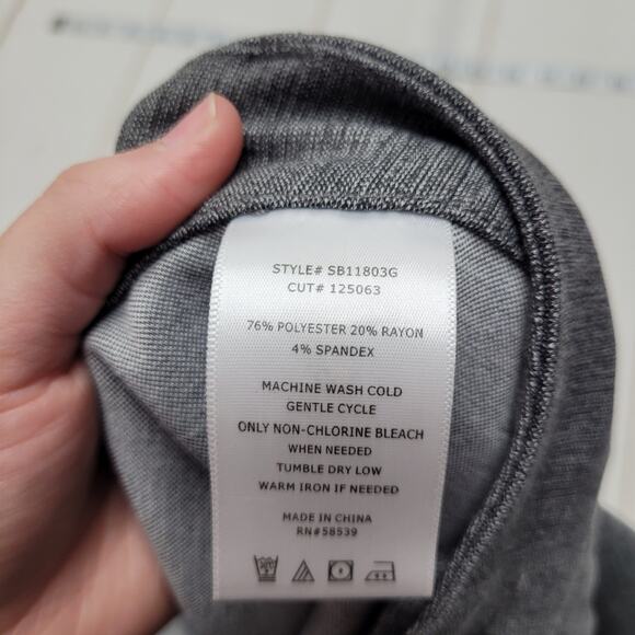 Kut from The Kloth slim straight tapered gray Stitch fix dress pants slacks crop - Picture 8 of 10